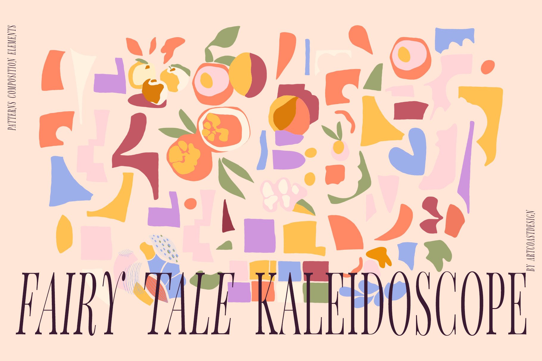Fairy Tale Kaleidoscope Vector Art & Patterns