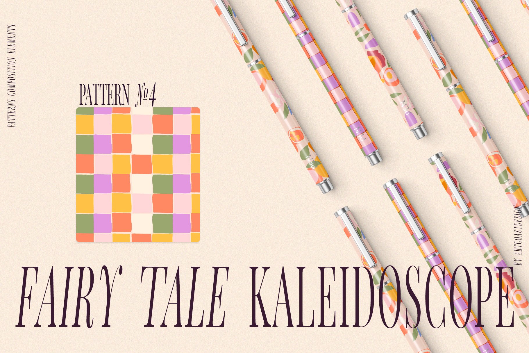Fairy Tale Kaleidoscope Vector Art & Patterns