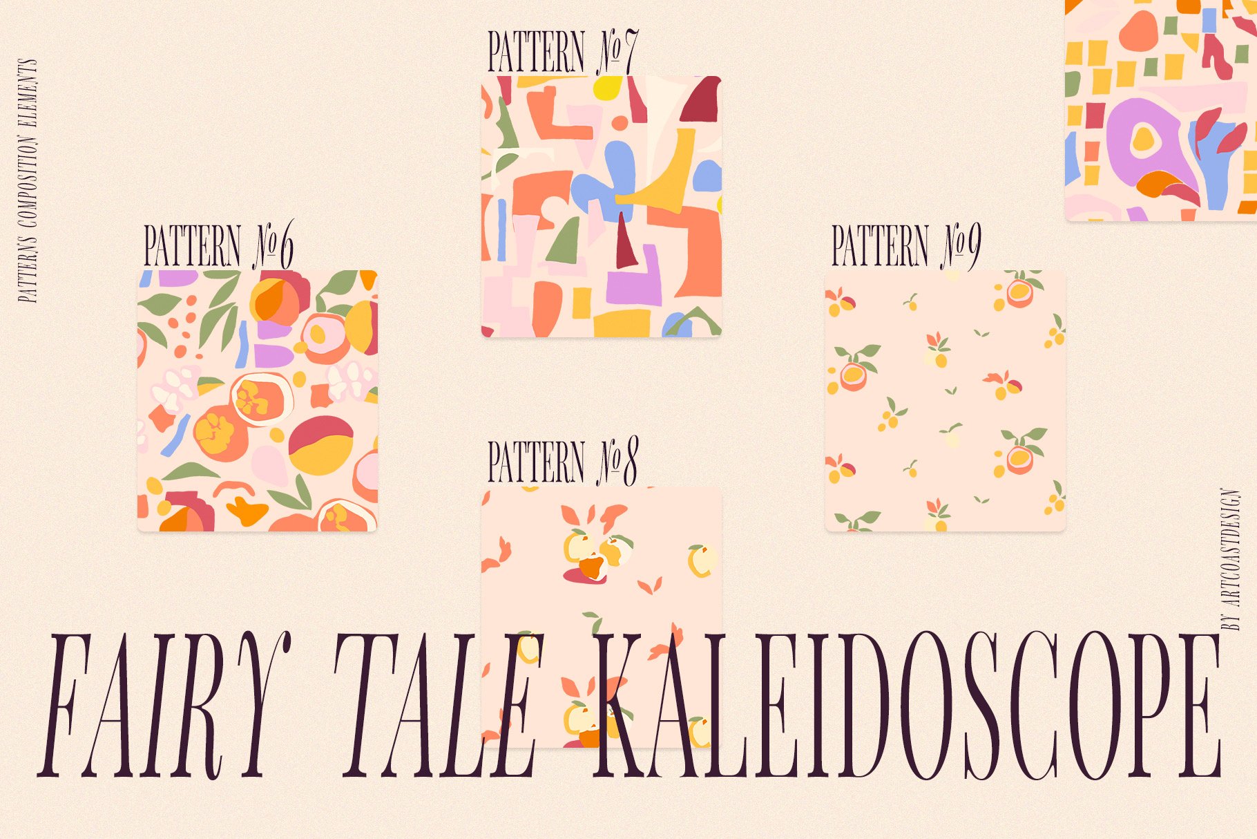 Fairy Tale Kaleidoscope Vector Art & Patterns