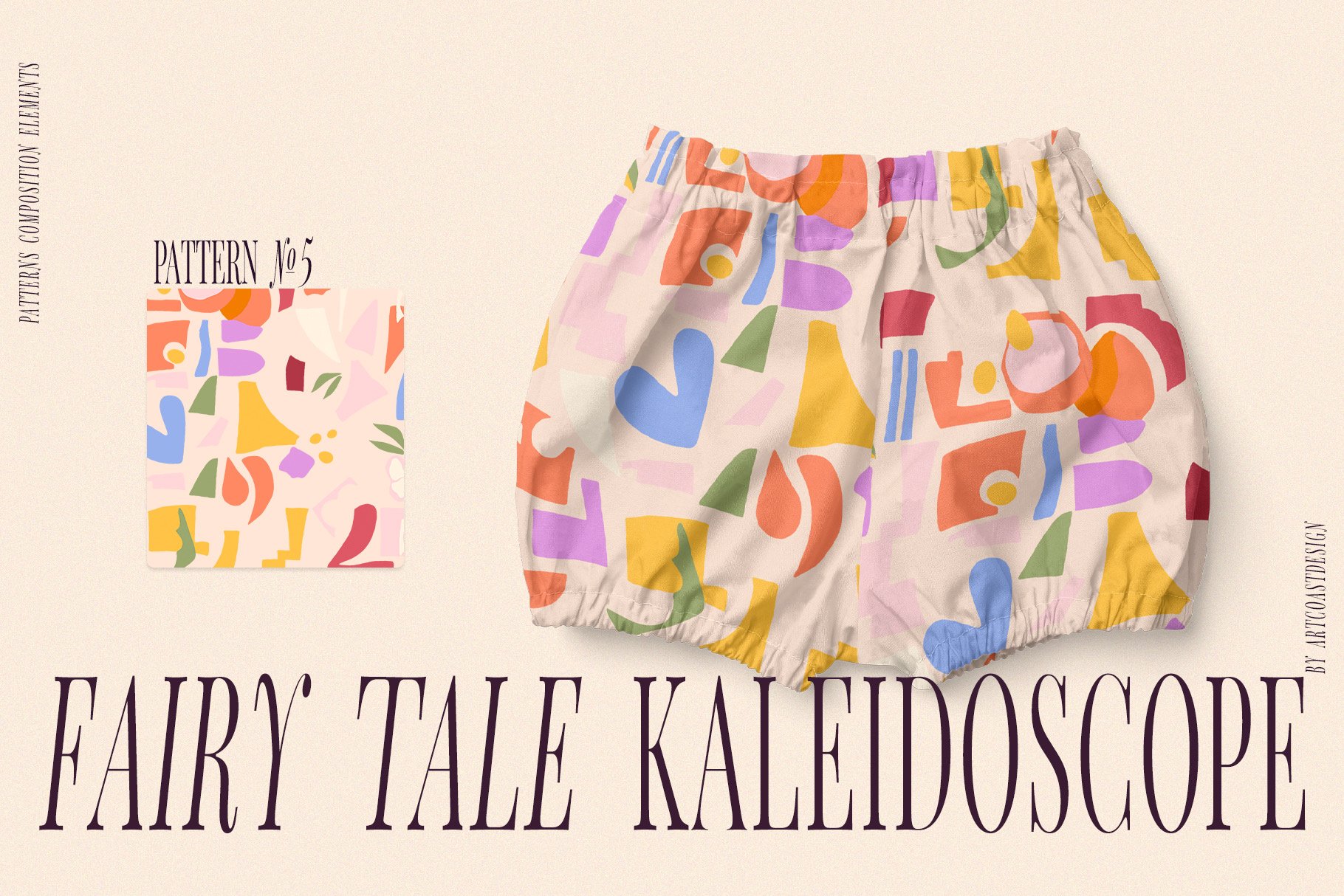 Fairy Tale Kaleidoscope Vector Art & Patterns Collection
