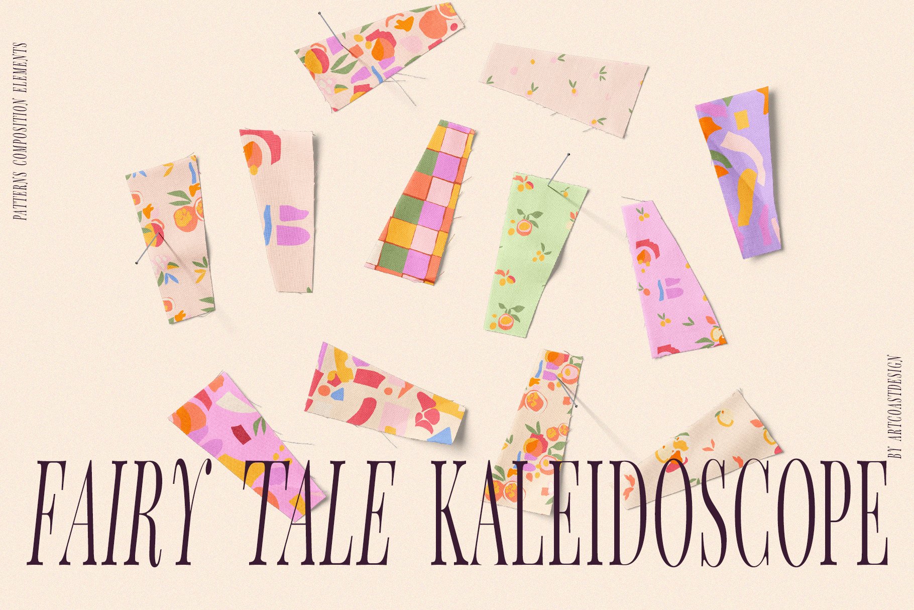 Fairy Tale Kaleidoscope Vector Art & Patterns