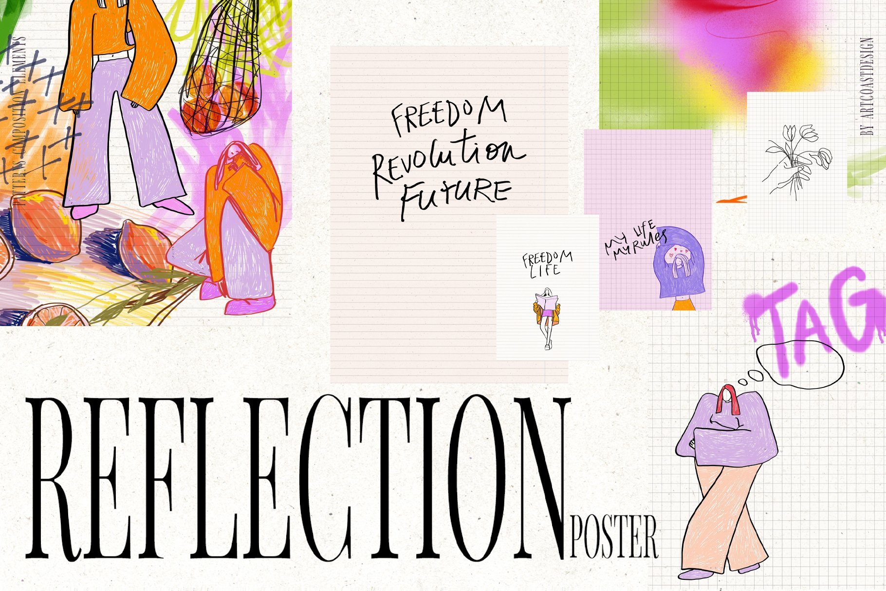 Reflection Scribble & Posters
