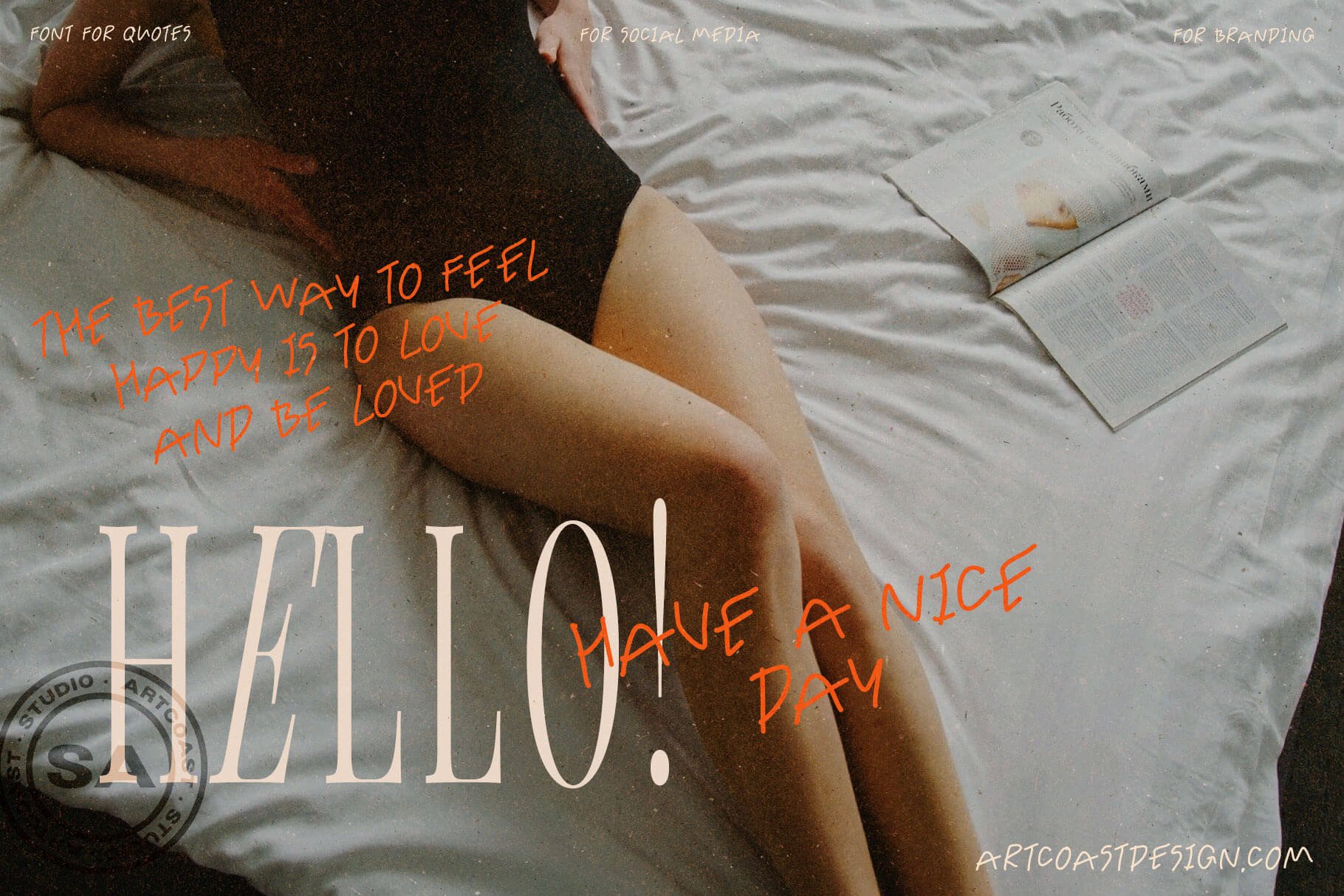 SA Jackson Handwritten Font