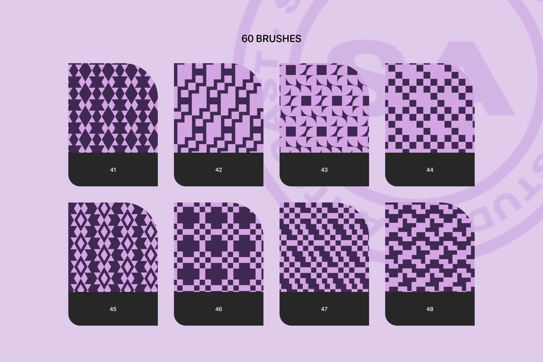 Geometric Patterns Brushes for Procreate