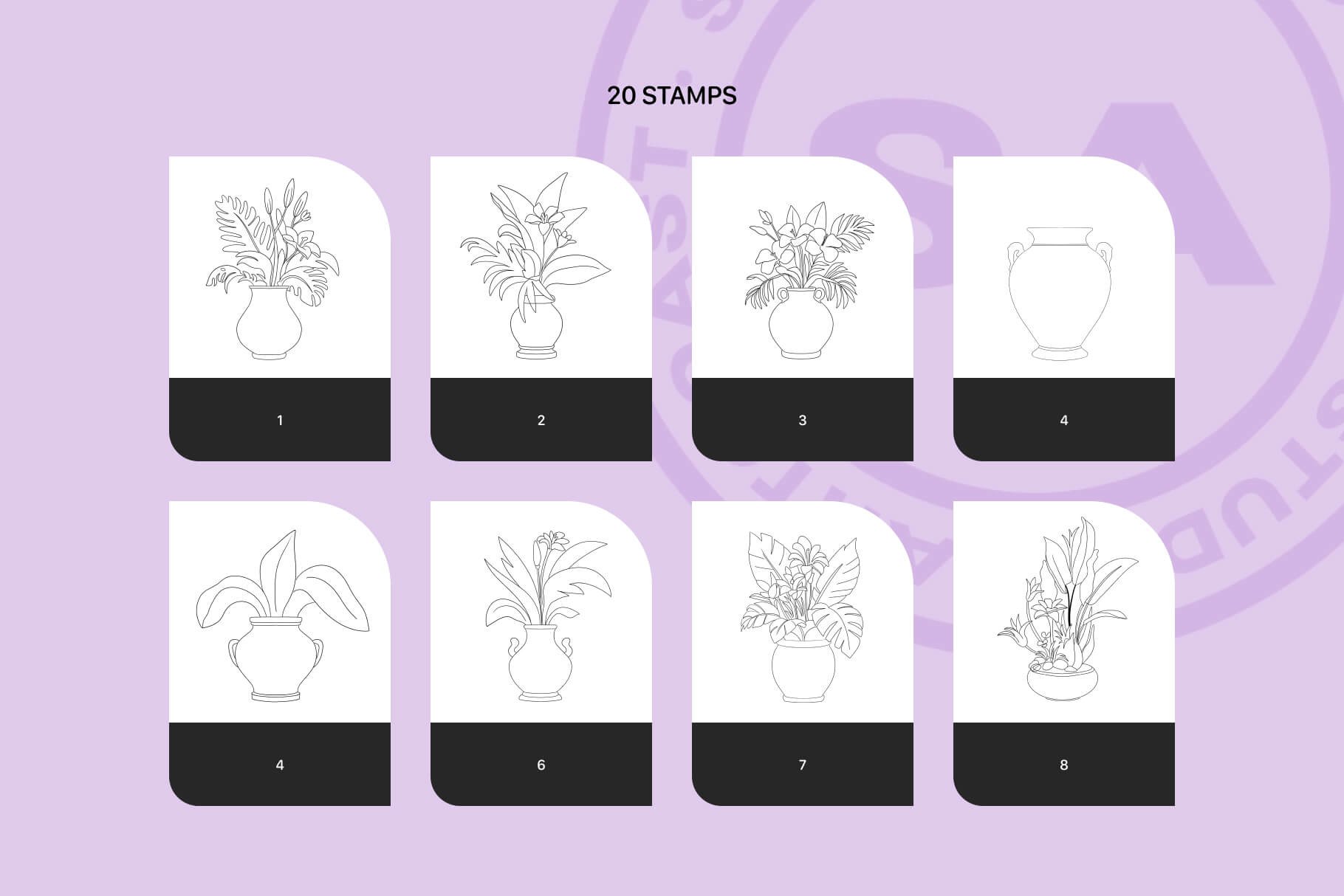 Geometric Patterns Brushes for Procreate
