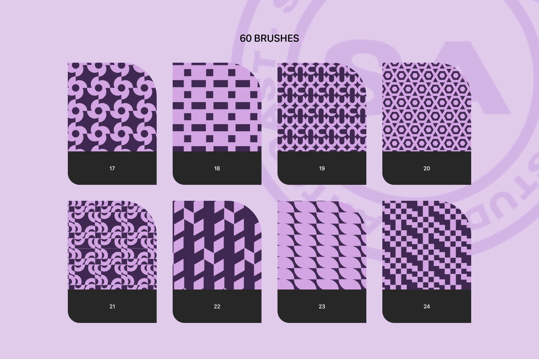 Geometric Patterns Brushes for Procreate