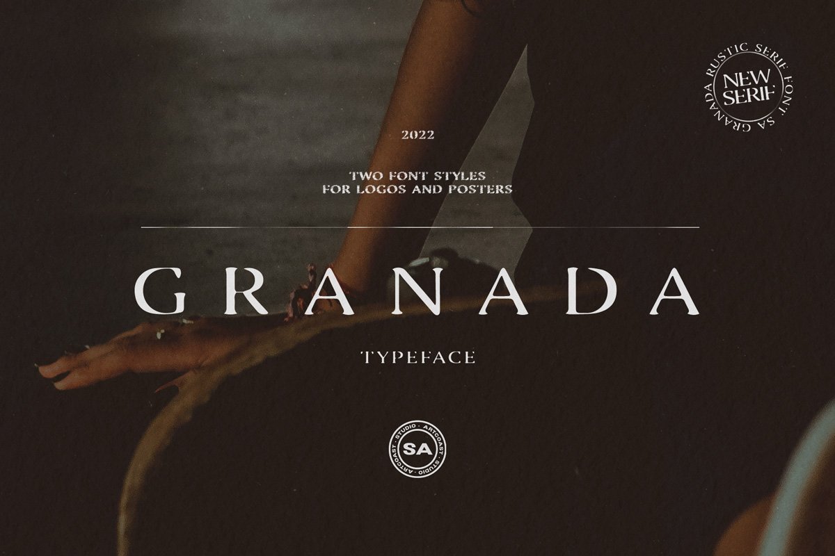 SA Granada Retro Serif Font