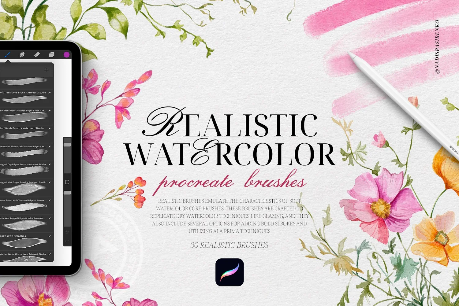 Unveiling the Magic: Watercolor Realistic Brushes for Procreate