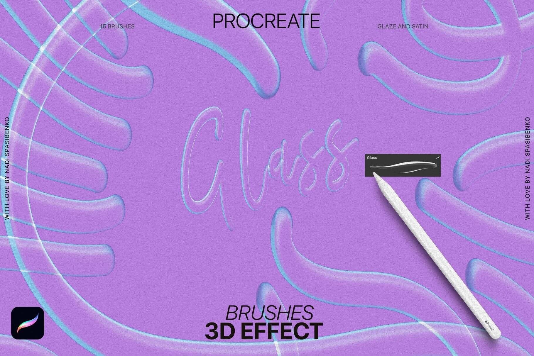 3D Brushes for Procreate