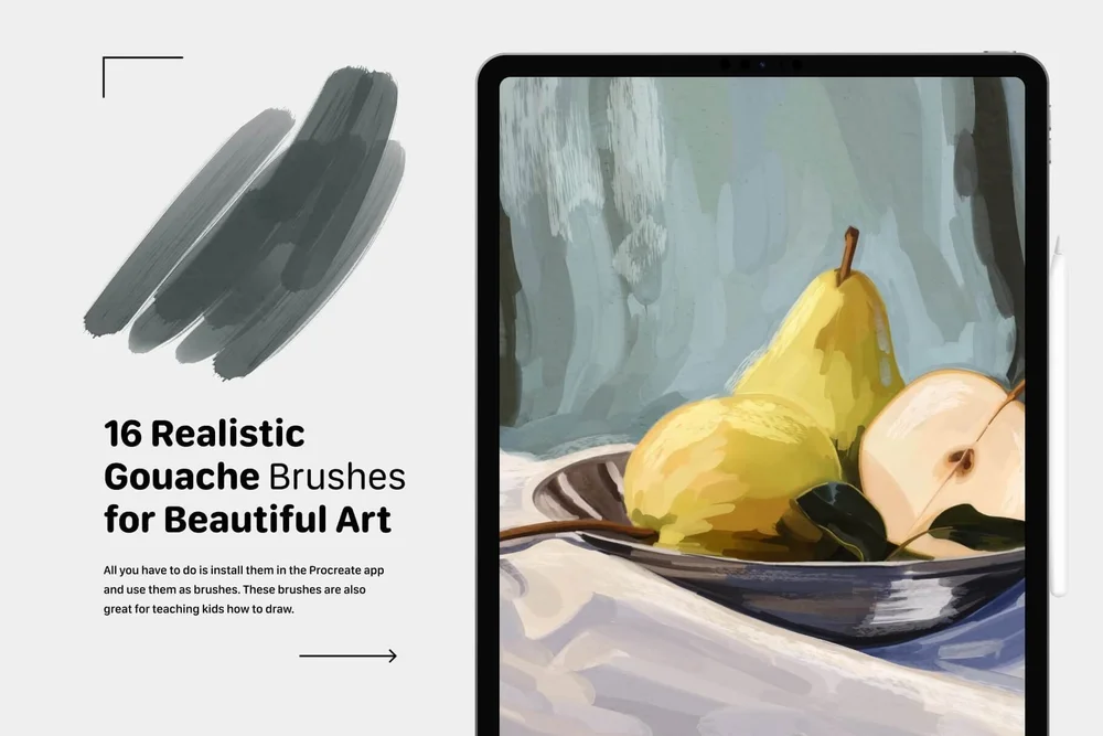 Masterpieces - Procreate, Photoshop Stamps — Artcoast Studio