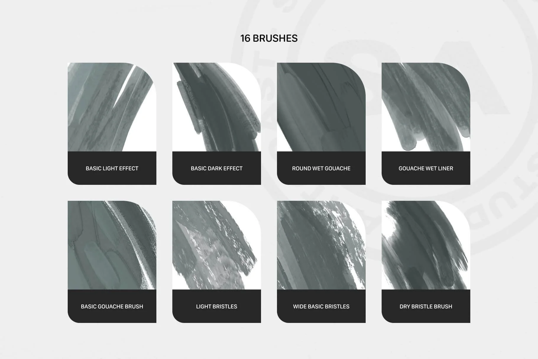 Masterpieces - Procreate, Photoshop Stamps — Artcoast Studio