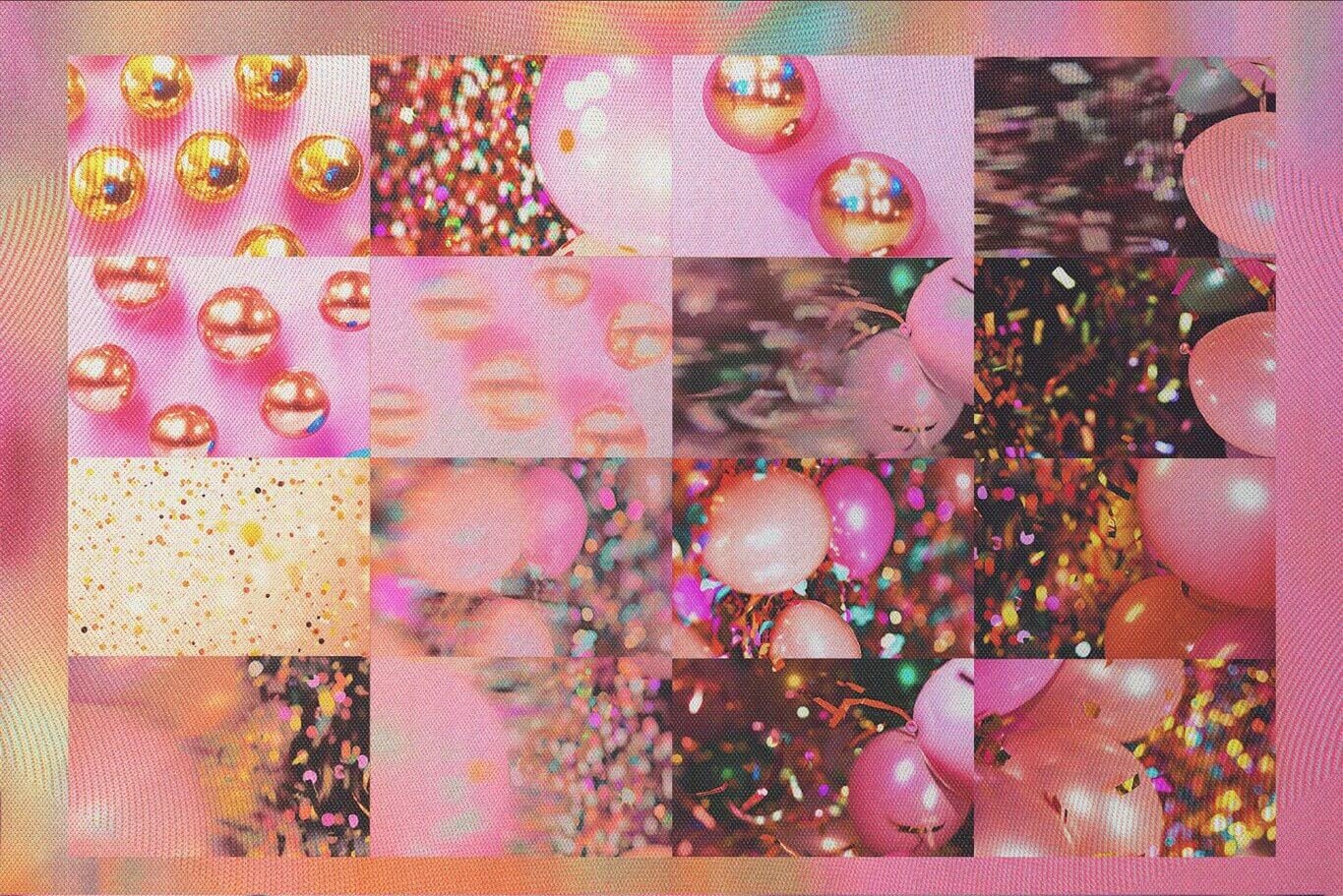 Vintage Party Collage Kit