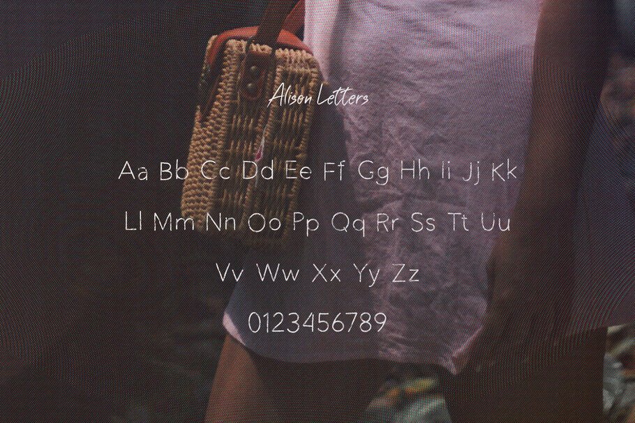 Alison Handwritten Font Duo - Modern Retro Design Fonts