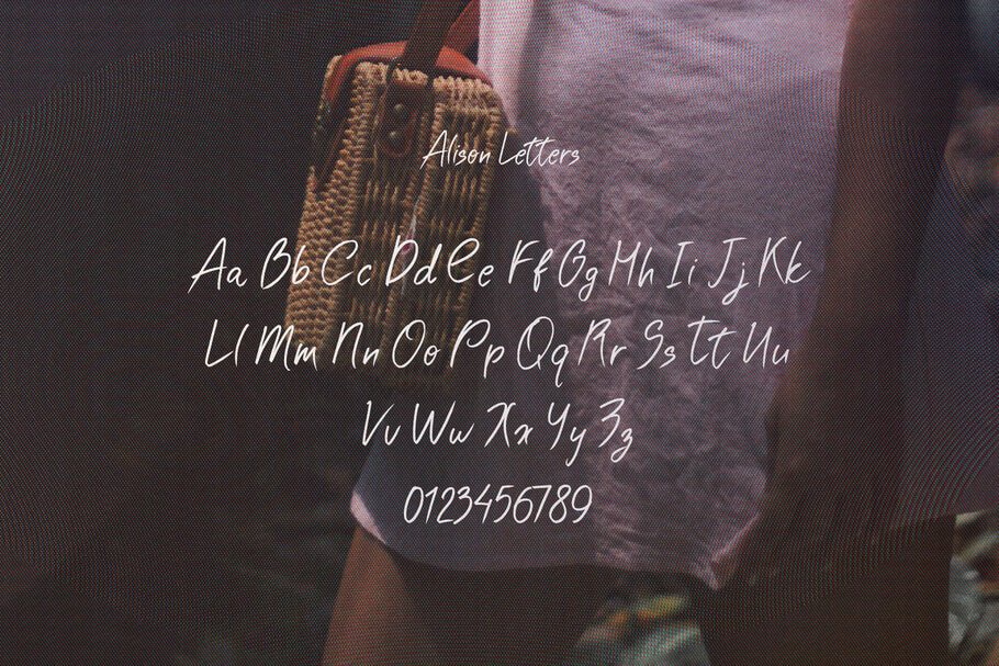Alison Handwritten Font Duo