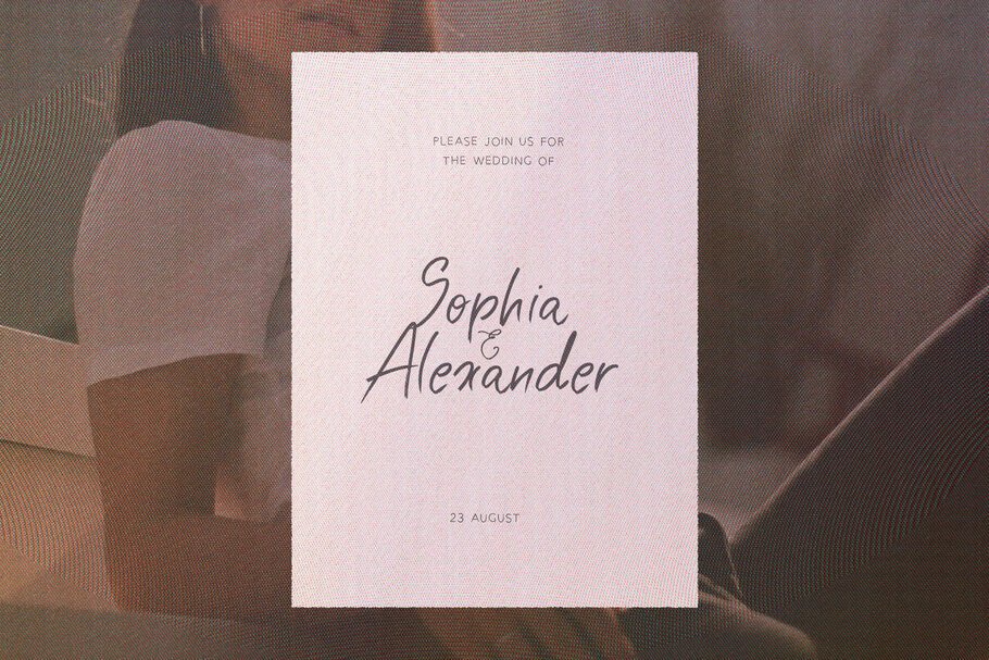 Alison Handwritten Font Duo - Modern Retro Design Fonts