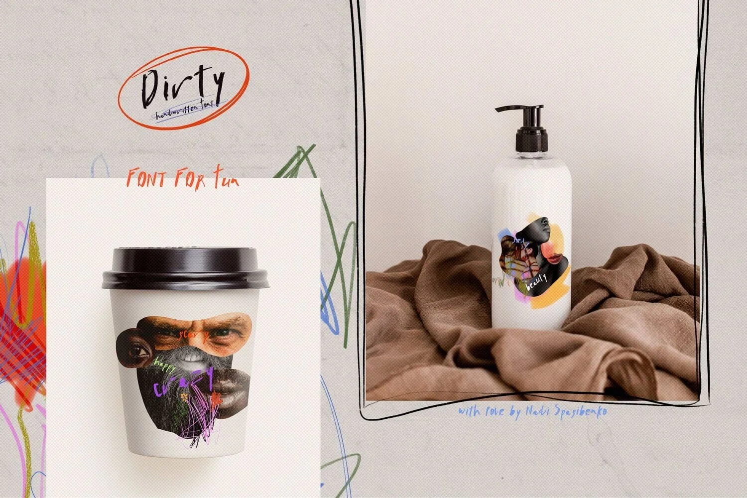 Dirty Handwritten Font