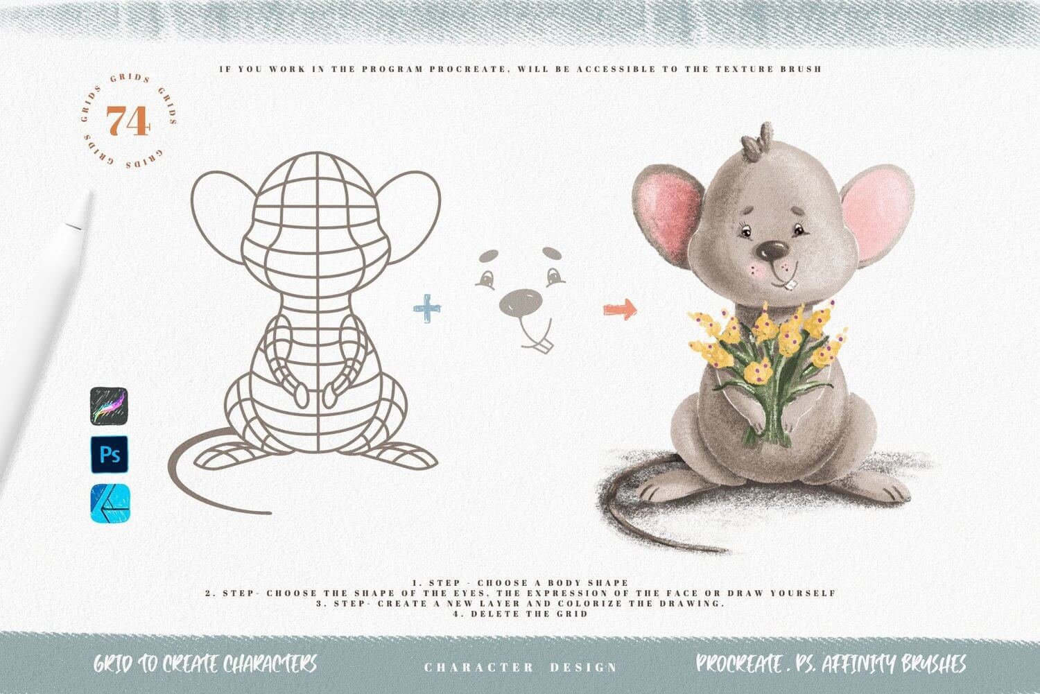 SUPER BUNDLE 1100+ Procreate Brushes & Stamps