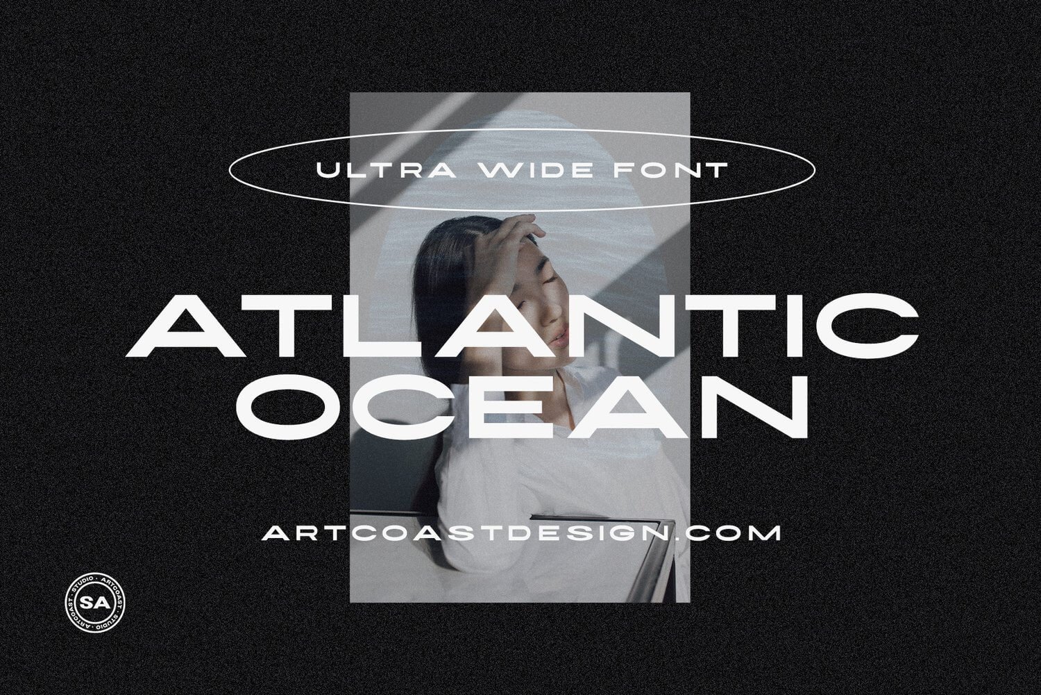 Atlantic Ocean | Extra Wide Font | Bold Font