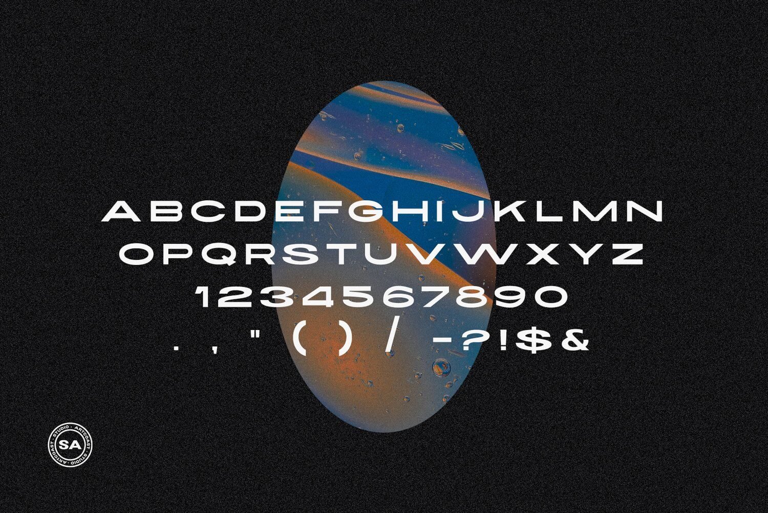Atlantic Ocean | Extra Wide Font | Bold Font