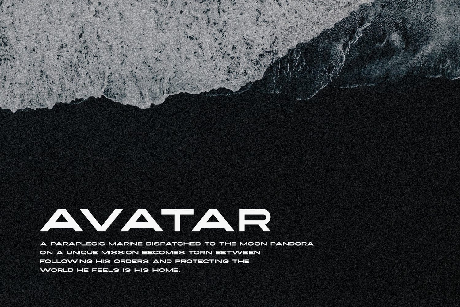 Atlantic Ocean | Extra Wide Font | Bold Font