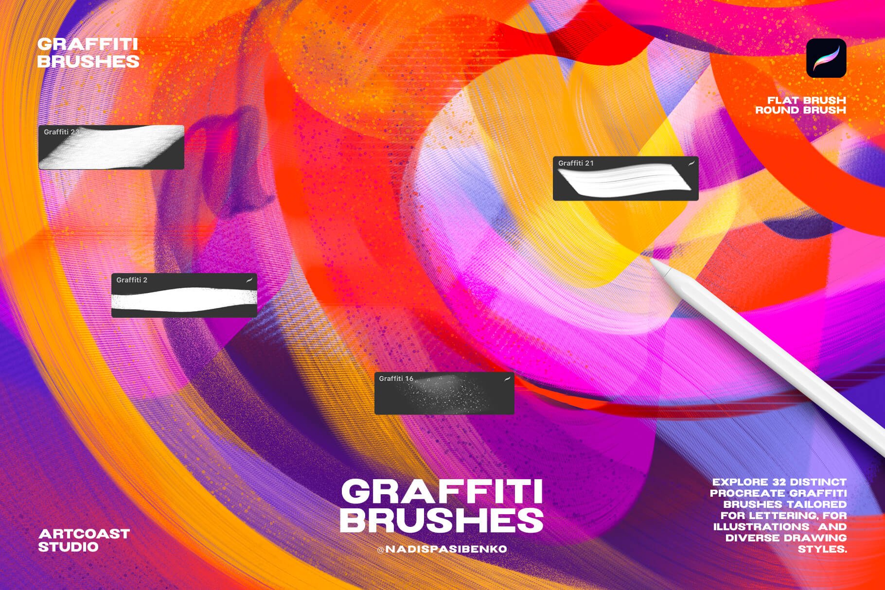 Graffiti | Brushes for Procreate