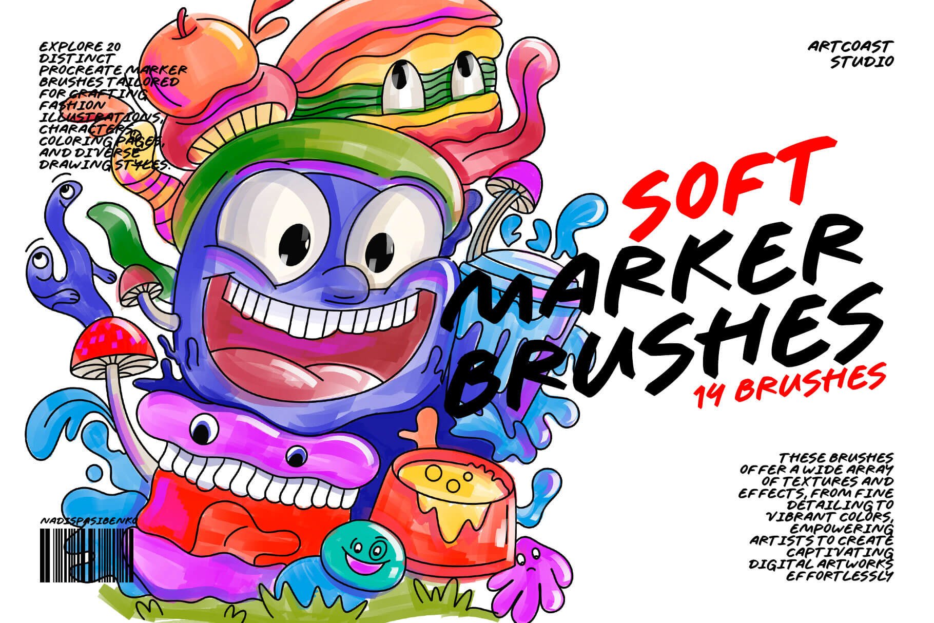 Soft Marker | Procreate Brushes