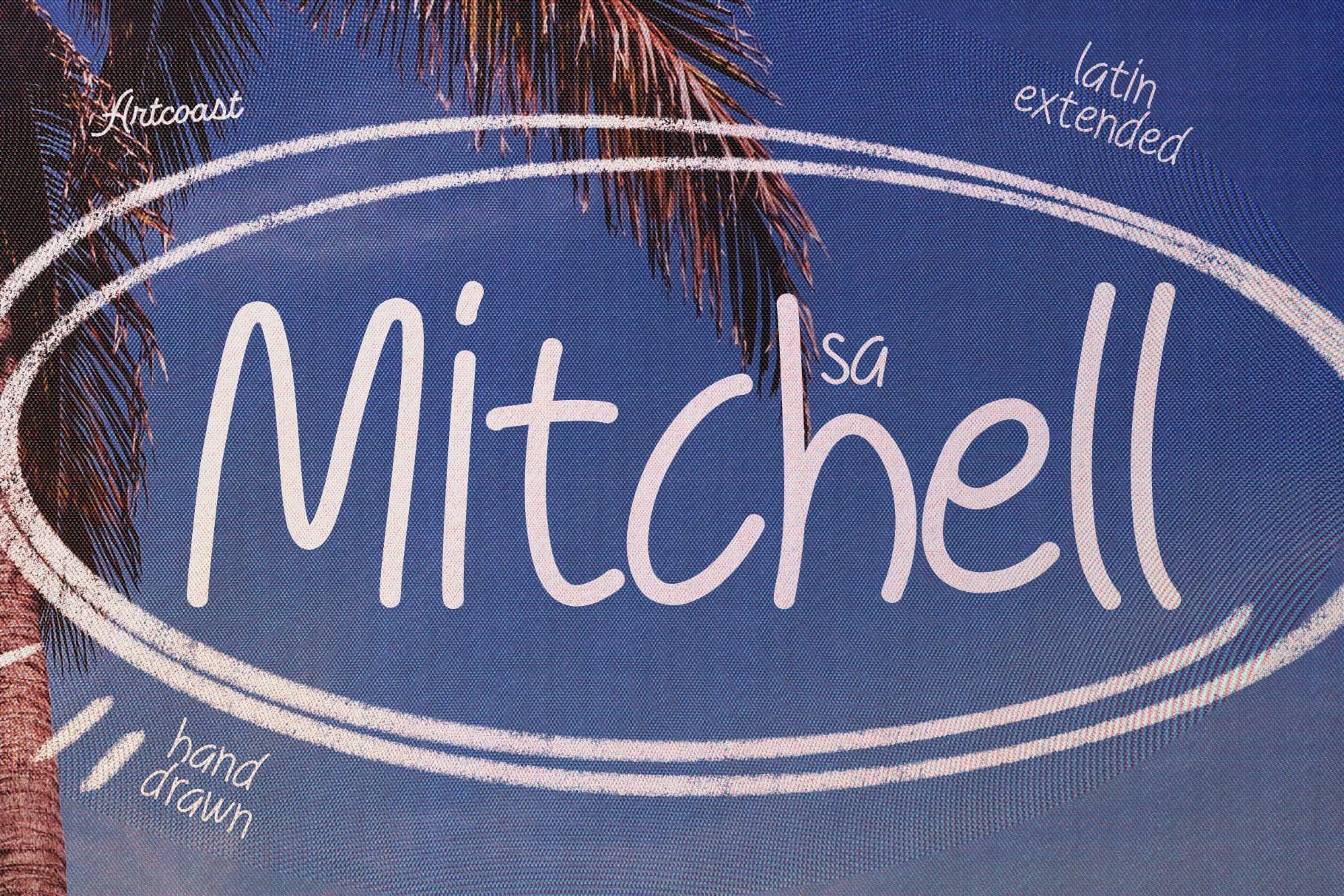 SA Mitchell | Handwritten Font