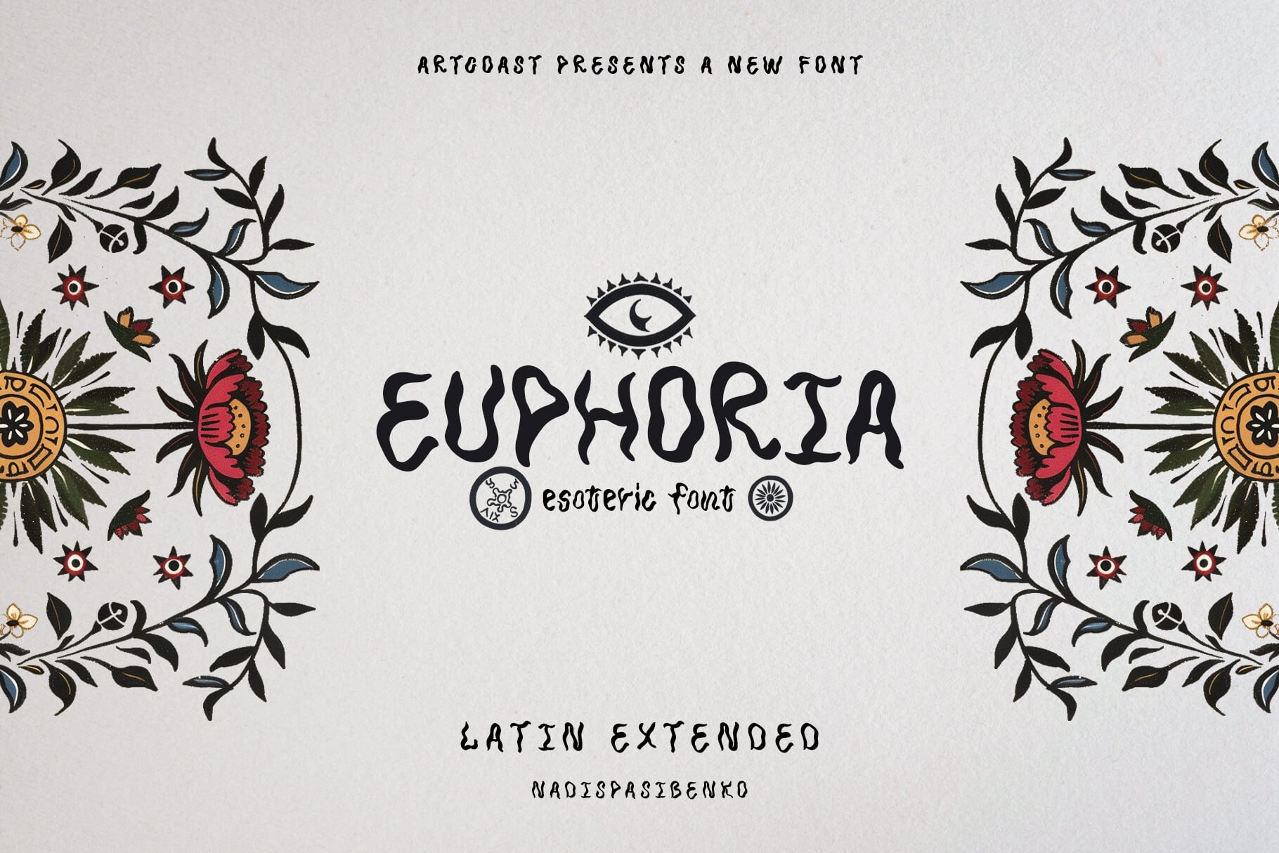 Euphoria Esoteric Font | Mystical Handwritten Font
