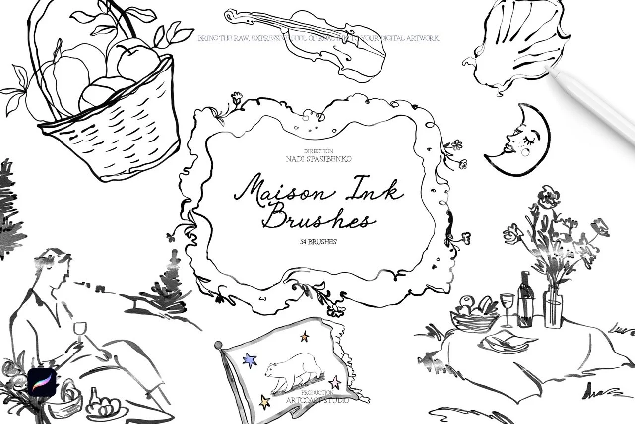 Maison Ink Procreate Brushes