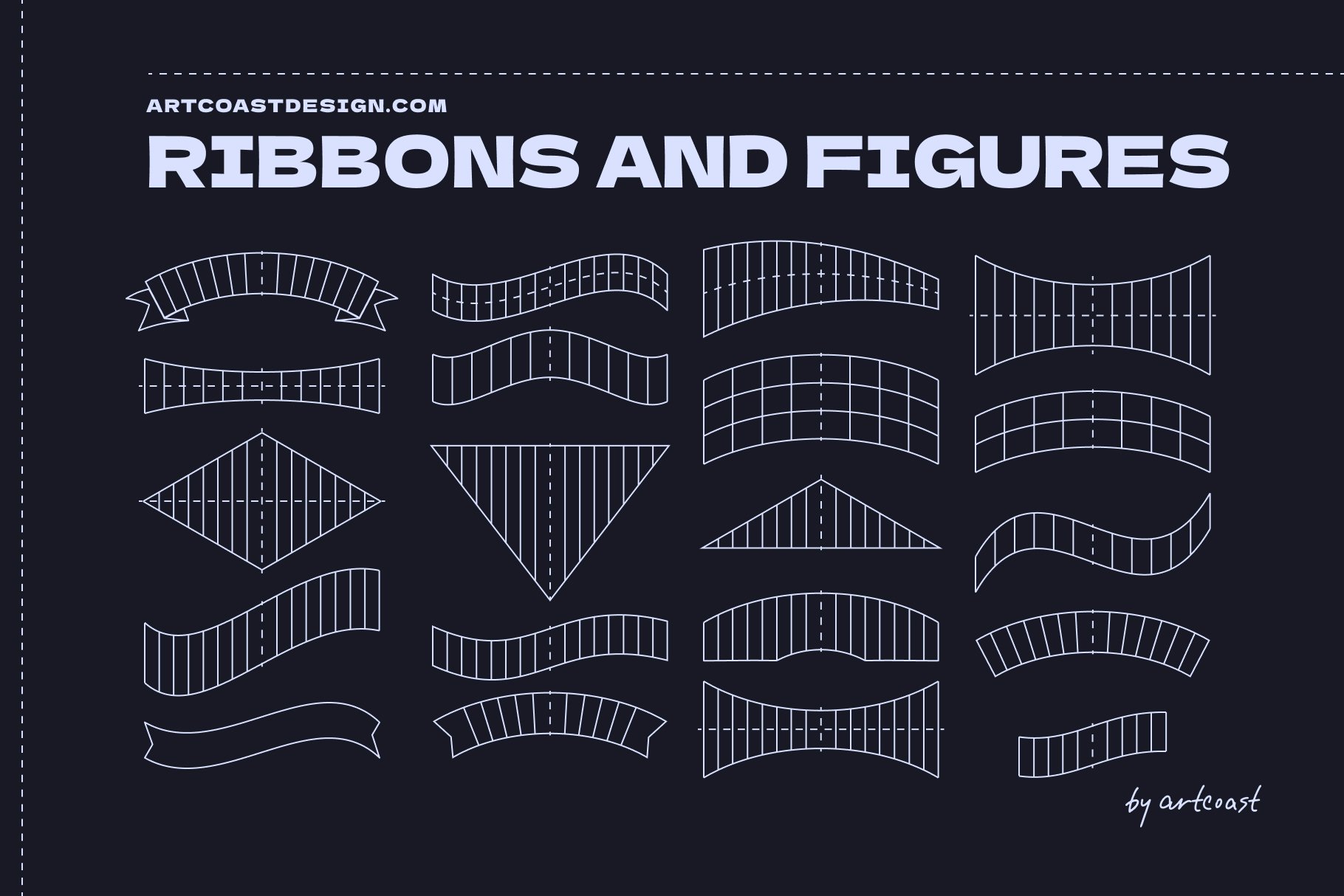 Lettering Grids for Procreate by Artcoast