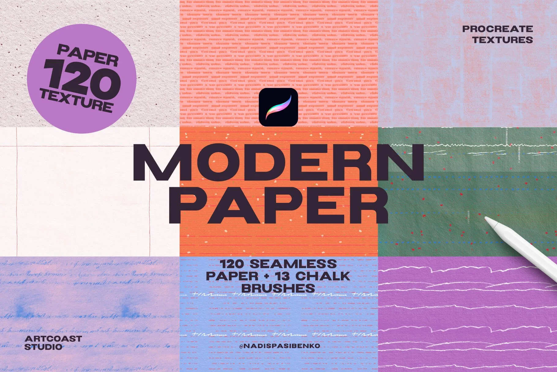 Modern Paper - Procreate Textures