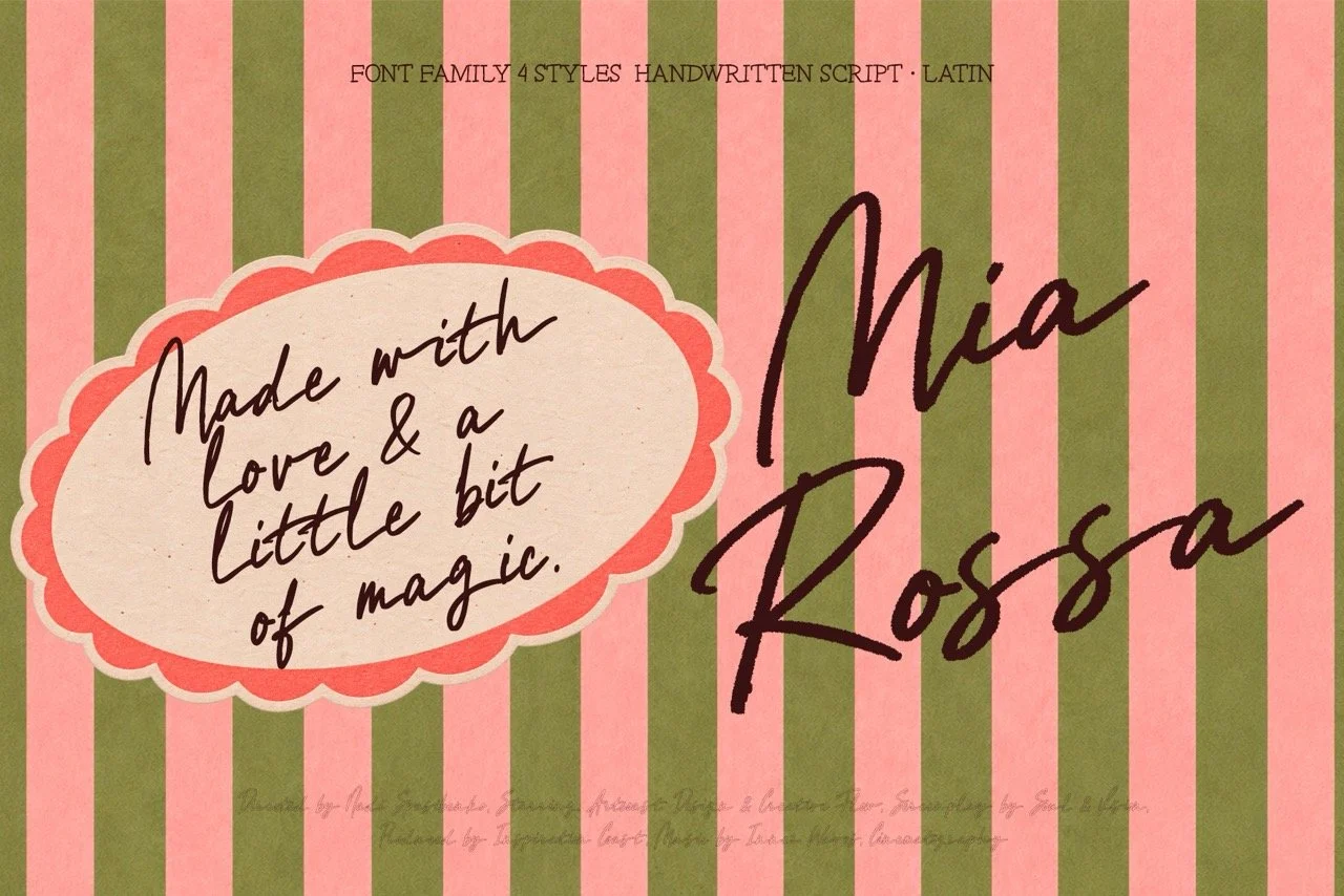 Mia Rossa — Expressive Handwritten Font Family