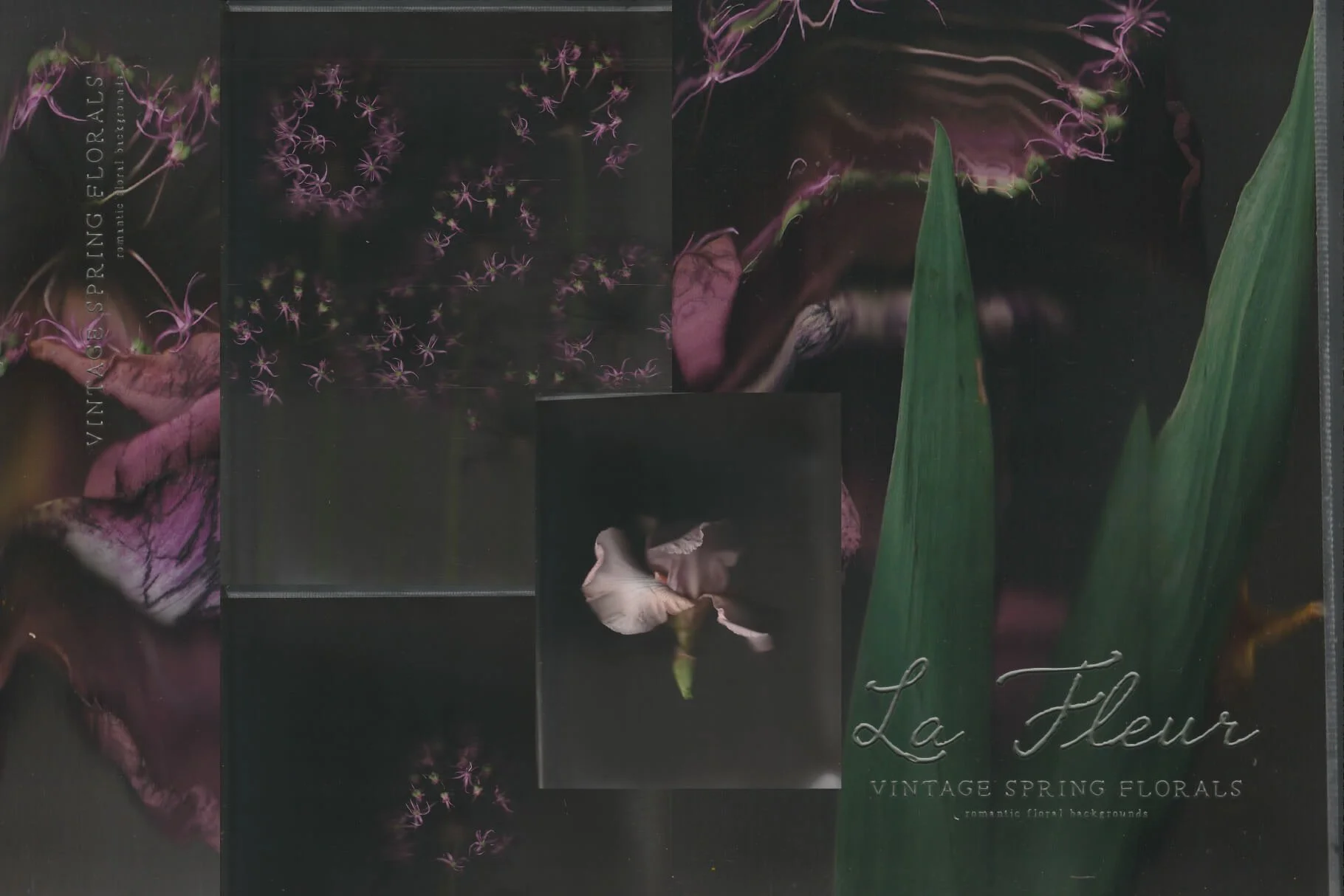 La Fleur — Vintage Botanical Digital Paper Collection