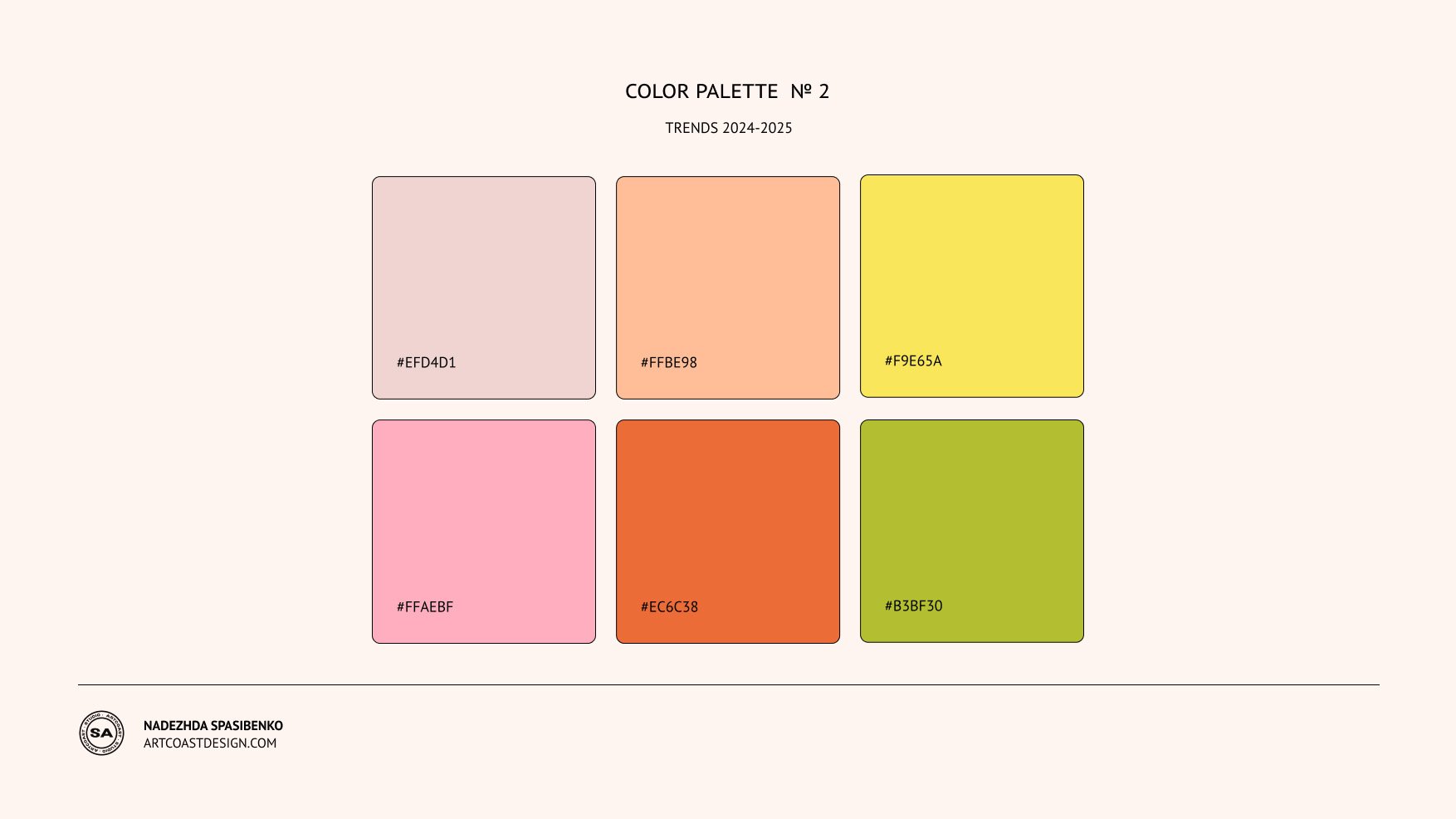 Peach paint palette deals