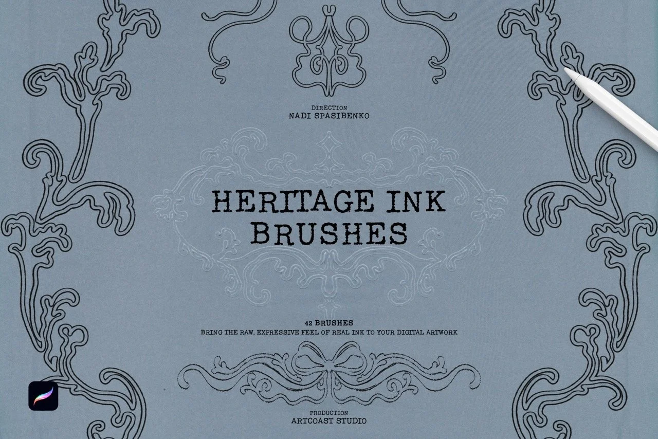 Heritage Ink Procreate Brushes