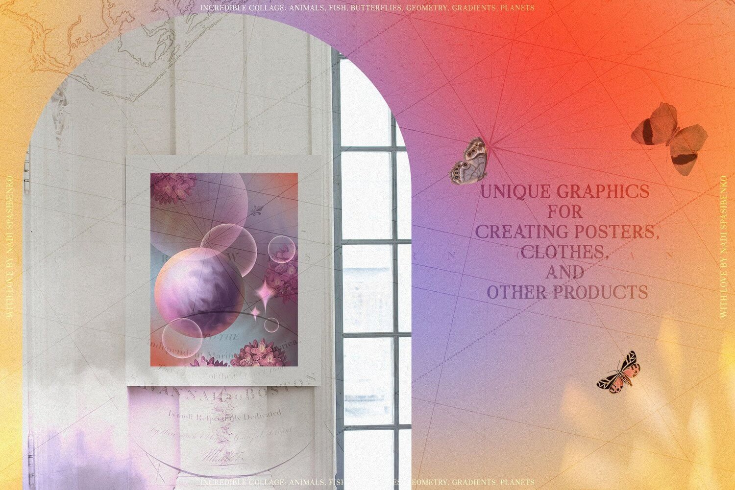 Incredible Vintage Collages & Graphics Collection