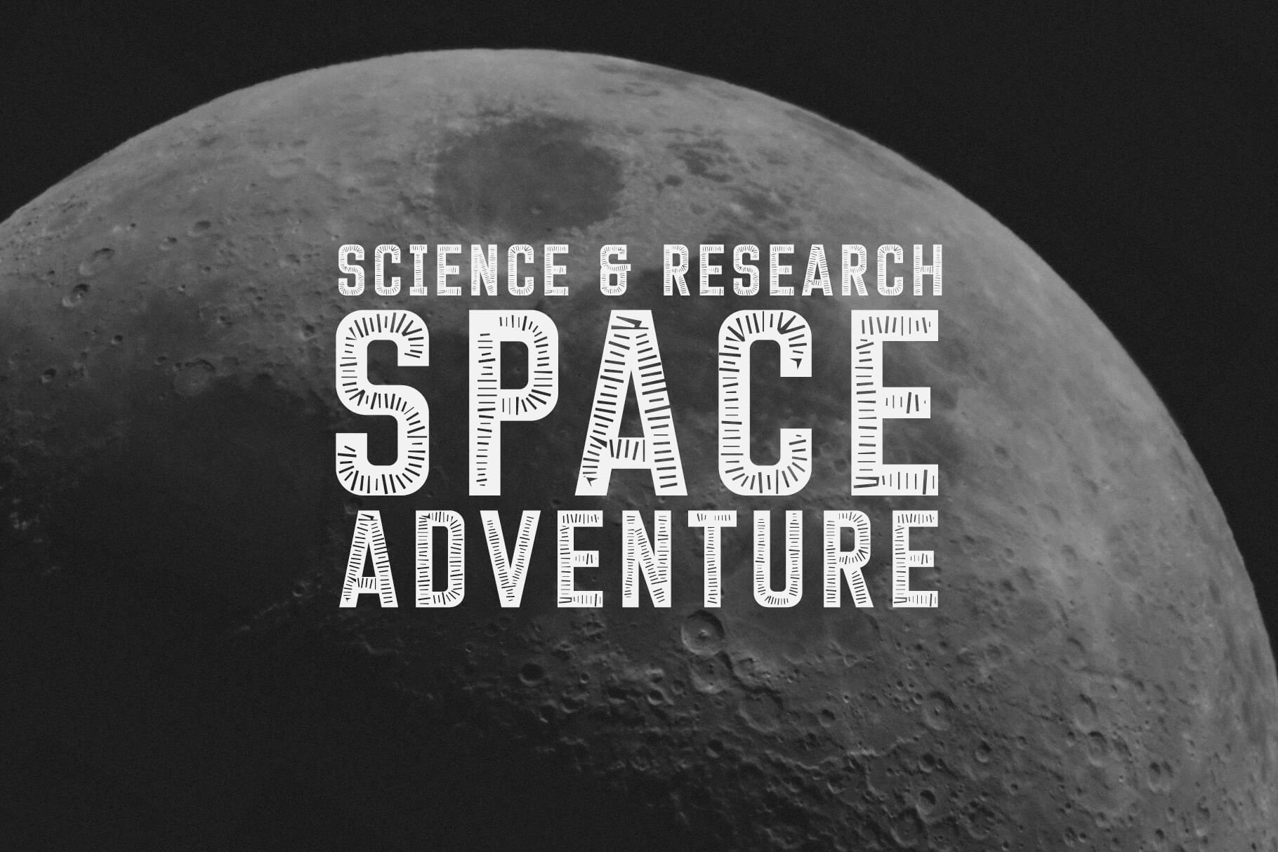 SA Regolith | Space Exploration & Lunar Display Font