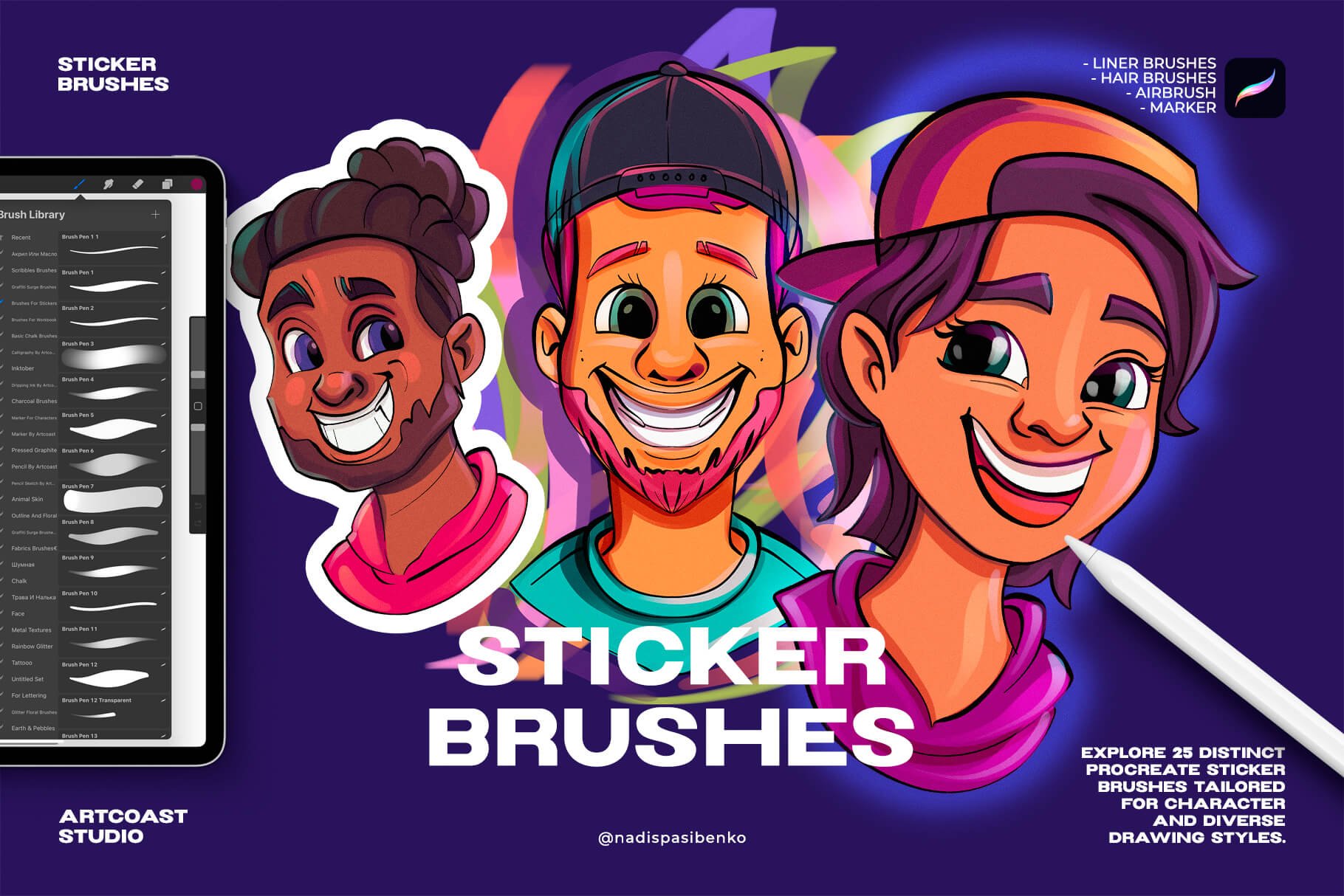 Craft Stunning Digital Stickers with Procreate Brushes