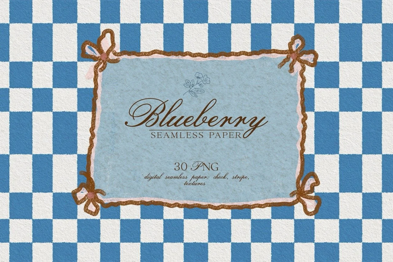 Blueberry Seamless Paper Pack