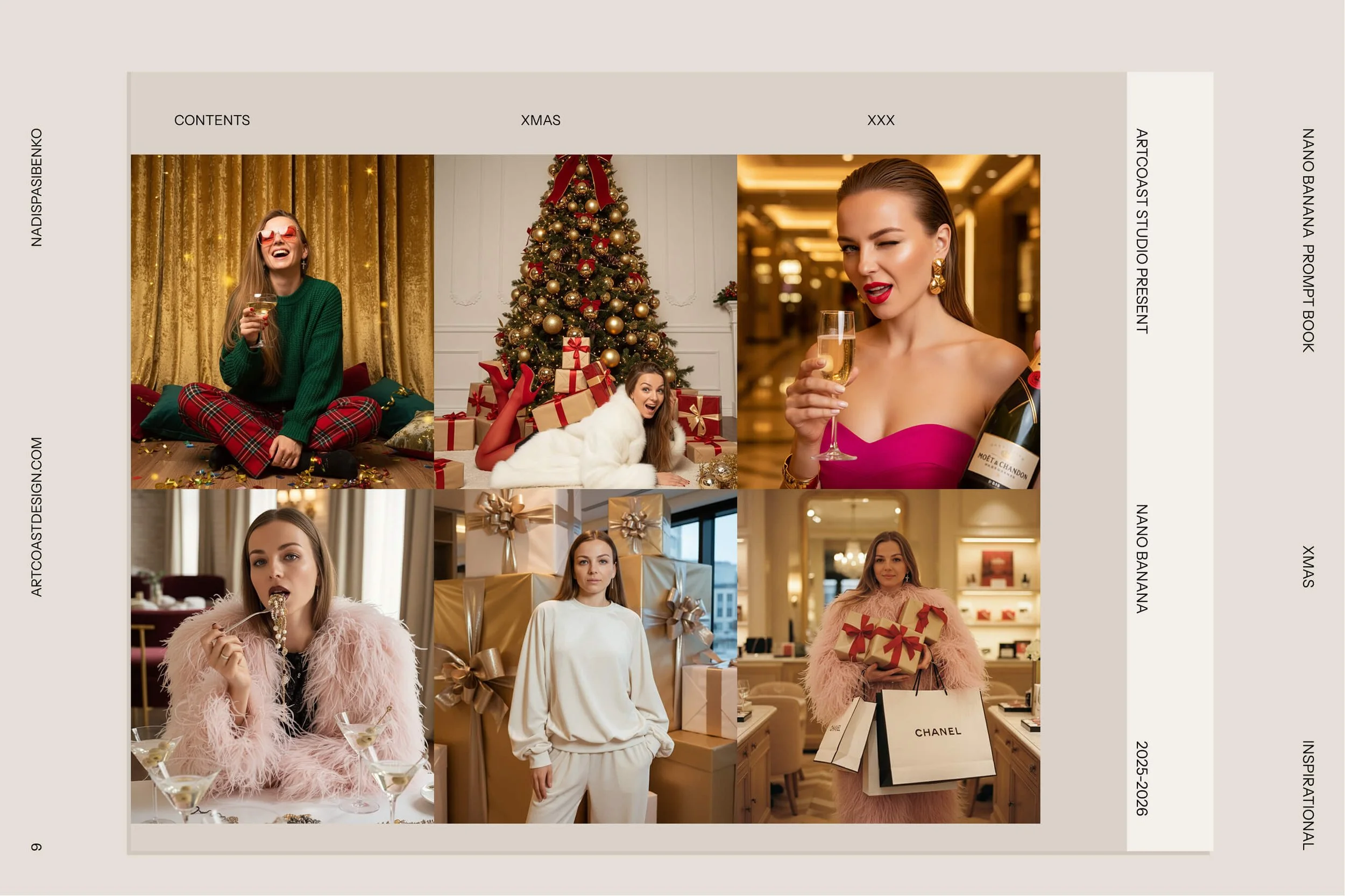 Nano Banana CHRISTMAS Prompt Pack — 100+ Cinematic Fashion Prompts