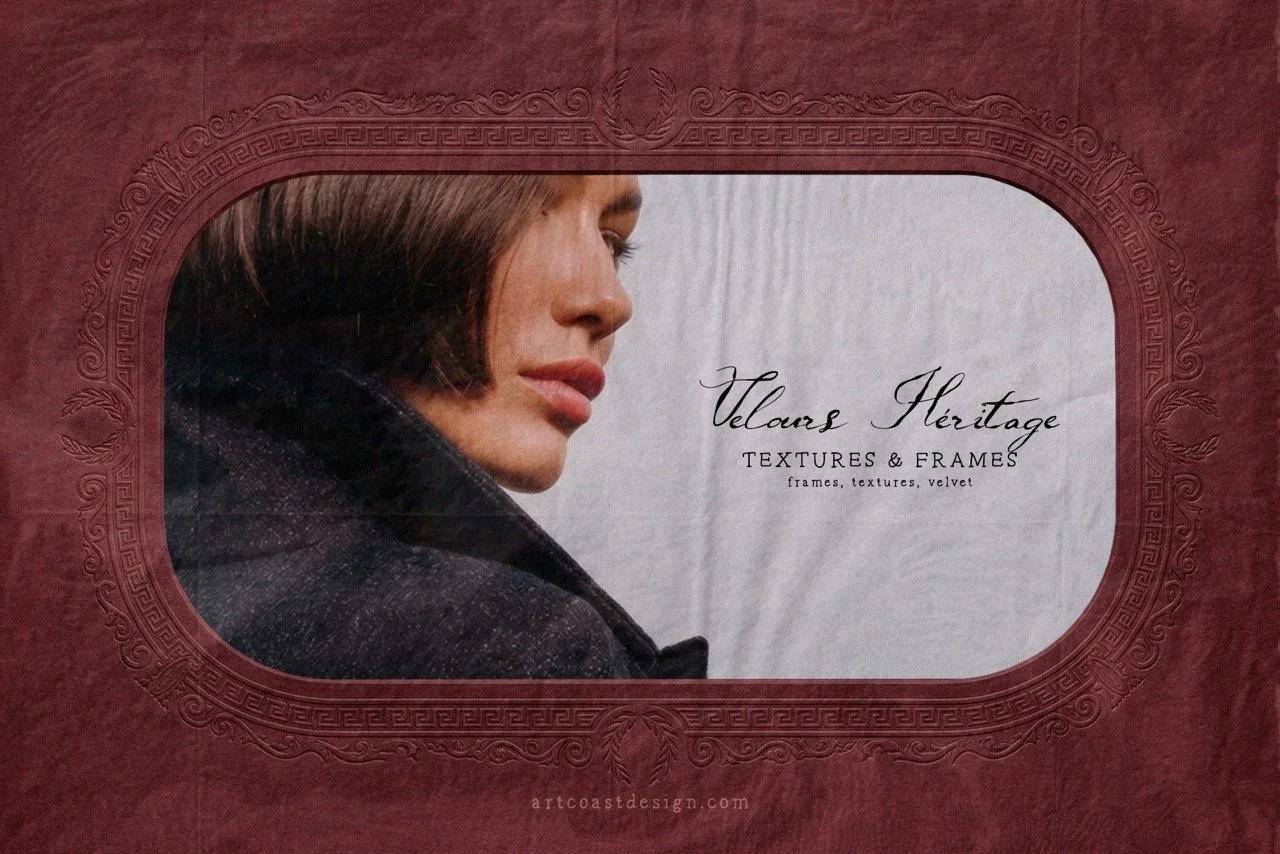 Vintage Frames & Velvet Textures Collection