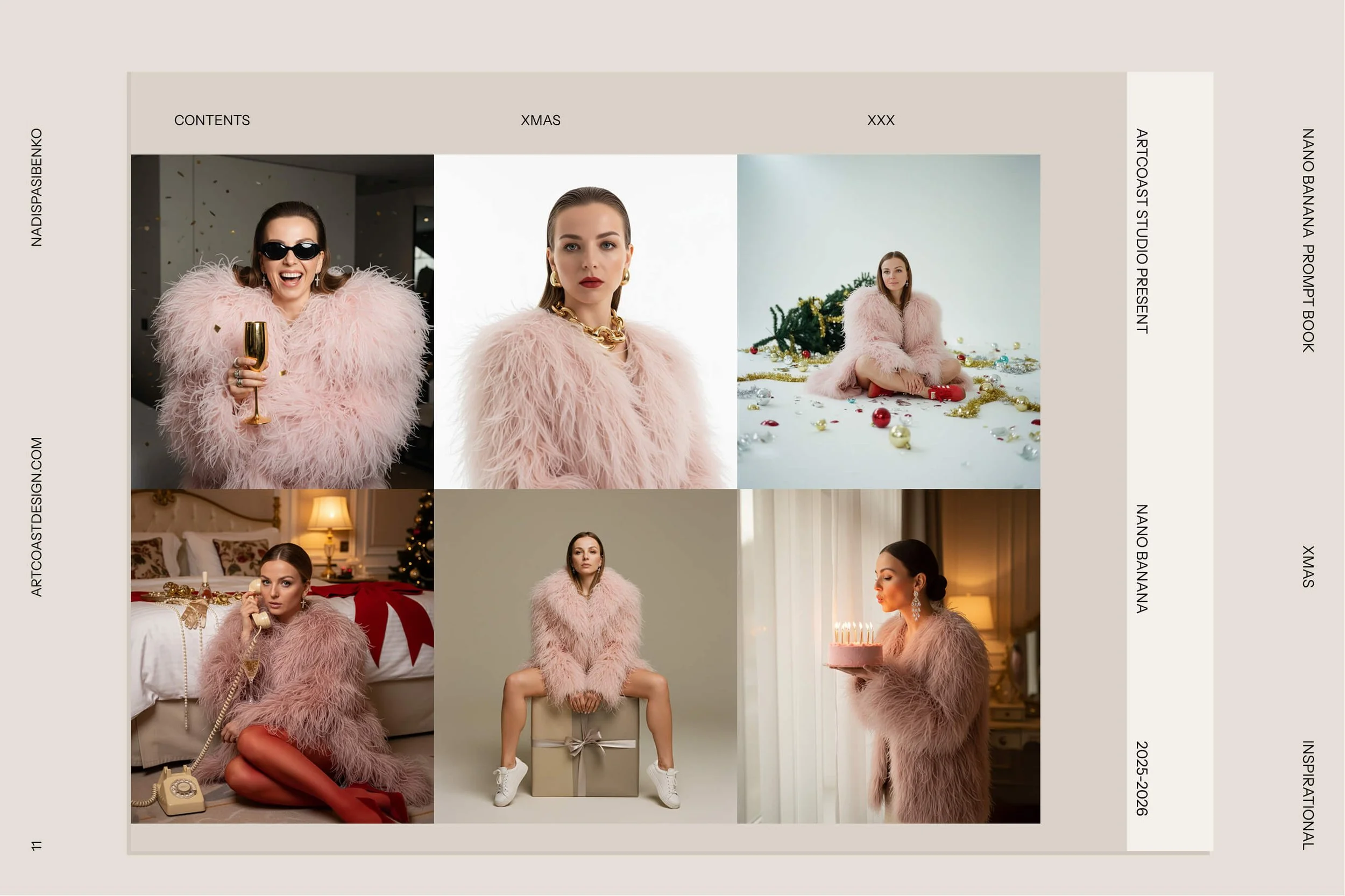 Nano Banana CHRISTMAS Prompt Pack — 100+ Cinematic Fashion Prompts