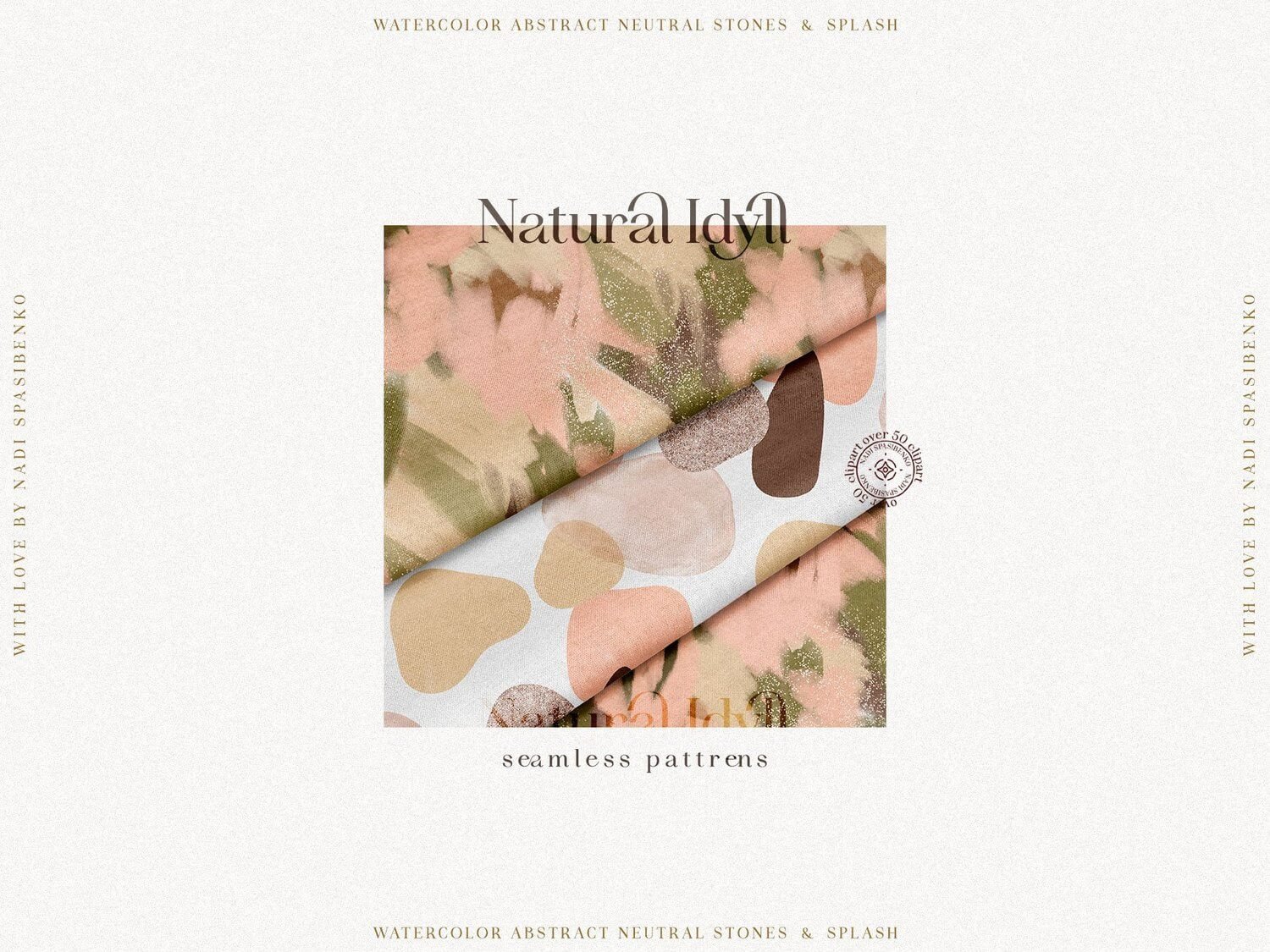 Elegant Watercolor Designs for Invitations, Cards, and Fabrics