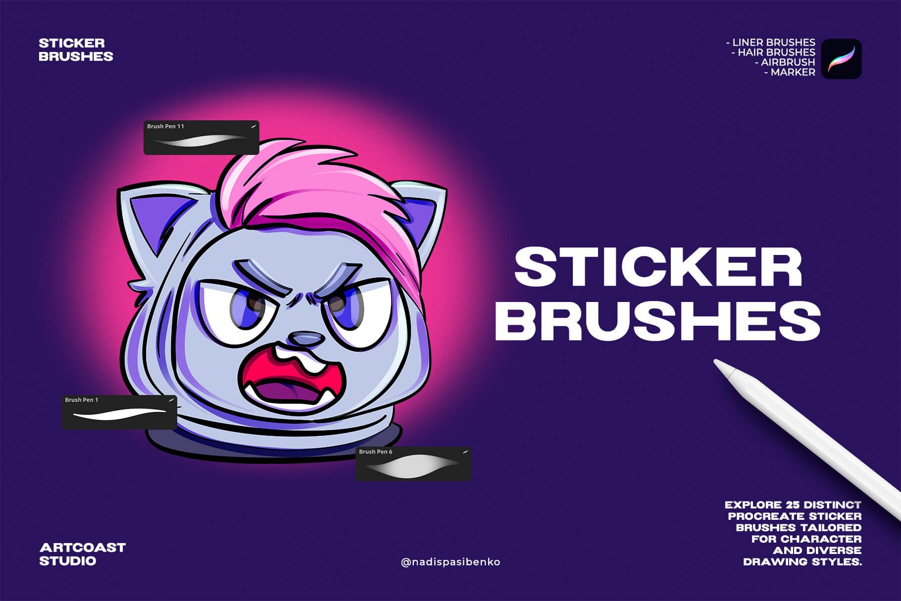 Procreate Sticker Brush Collection