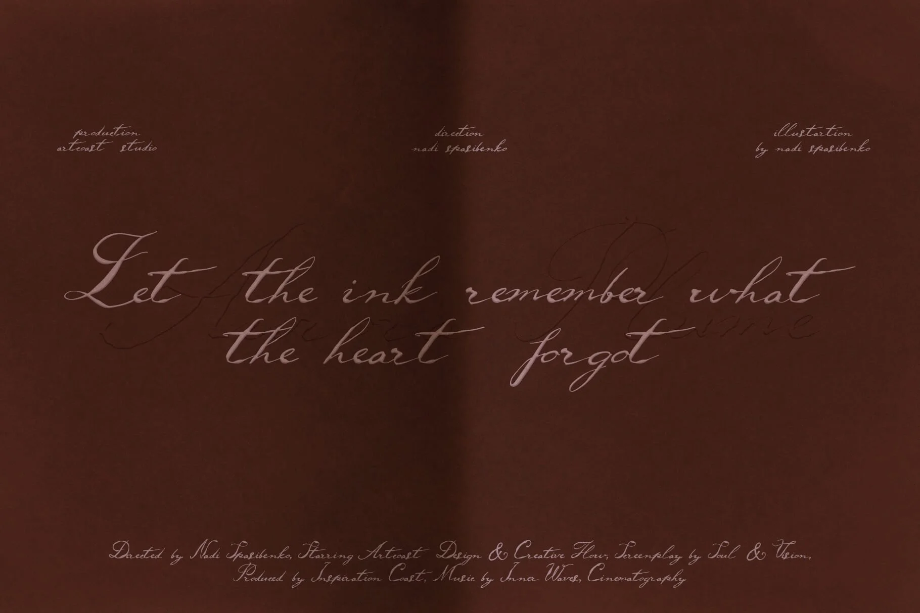 Aurora Plume — Elegant Ink Calligraphy Font
