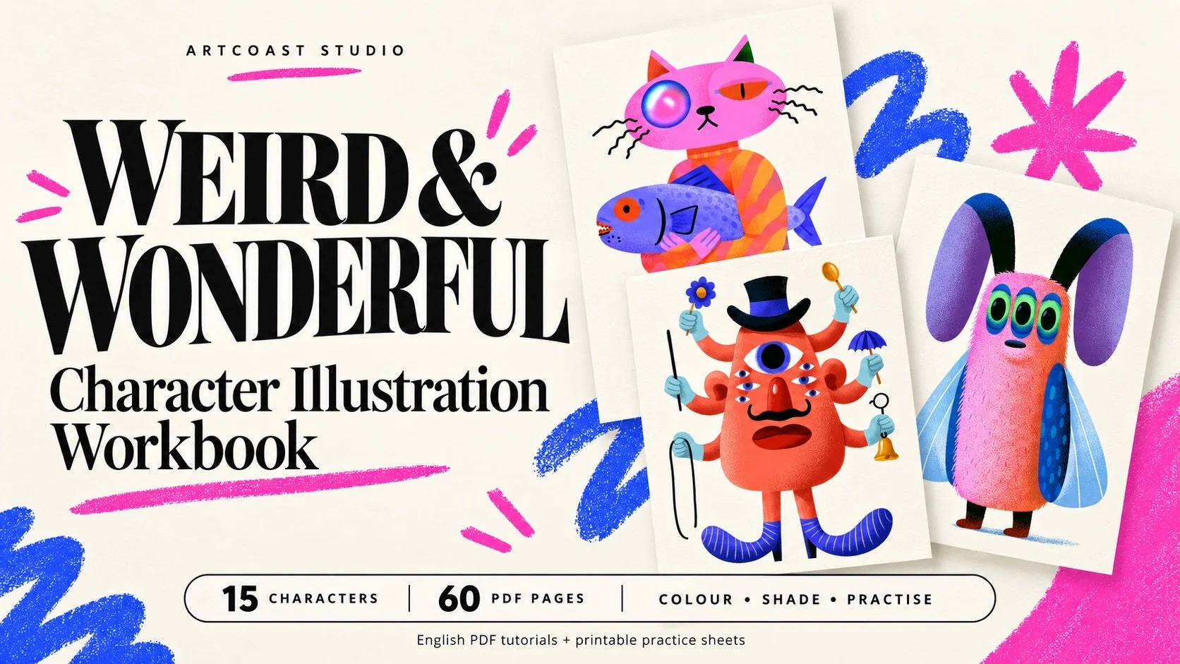 Weird Wonderful Character Illustration Workbook