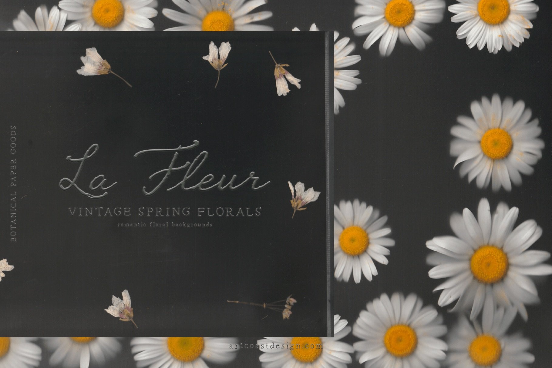 La Fleur — Vintage Botanical Digital Paper Collection