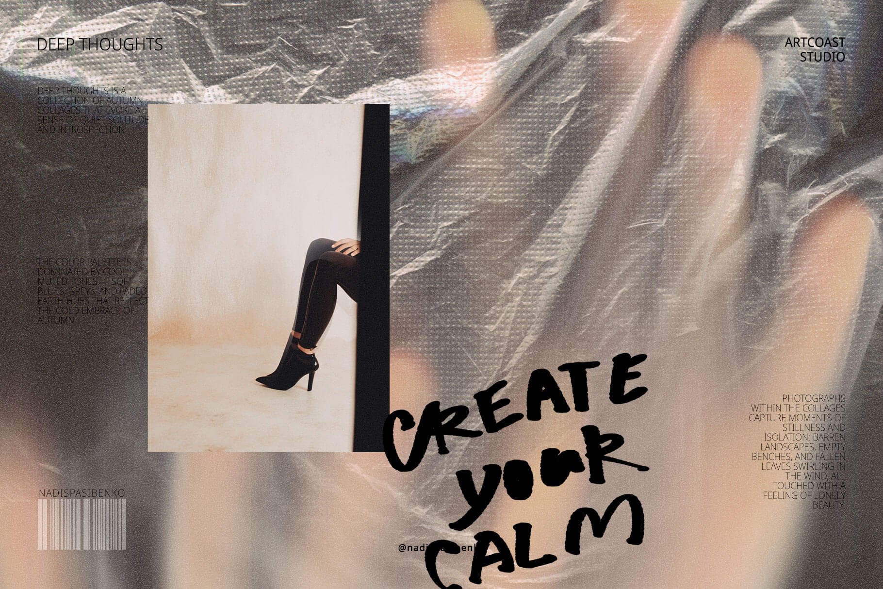 Deep Thoughts Collage Elements Collection for Graphic Designers