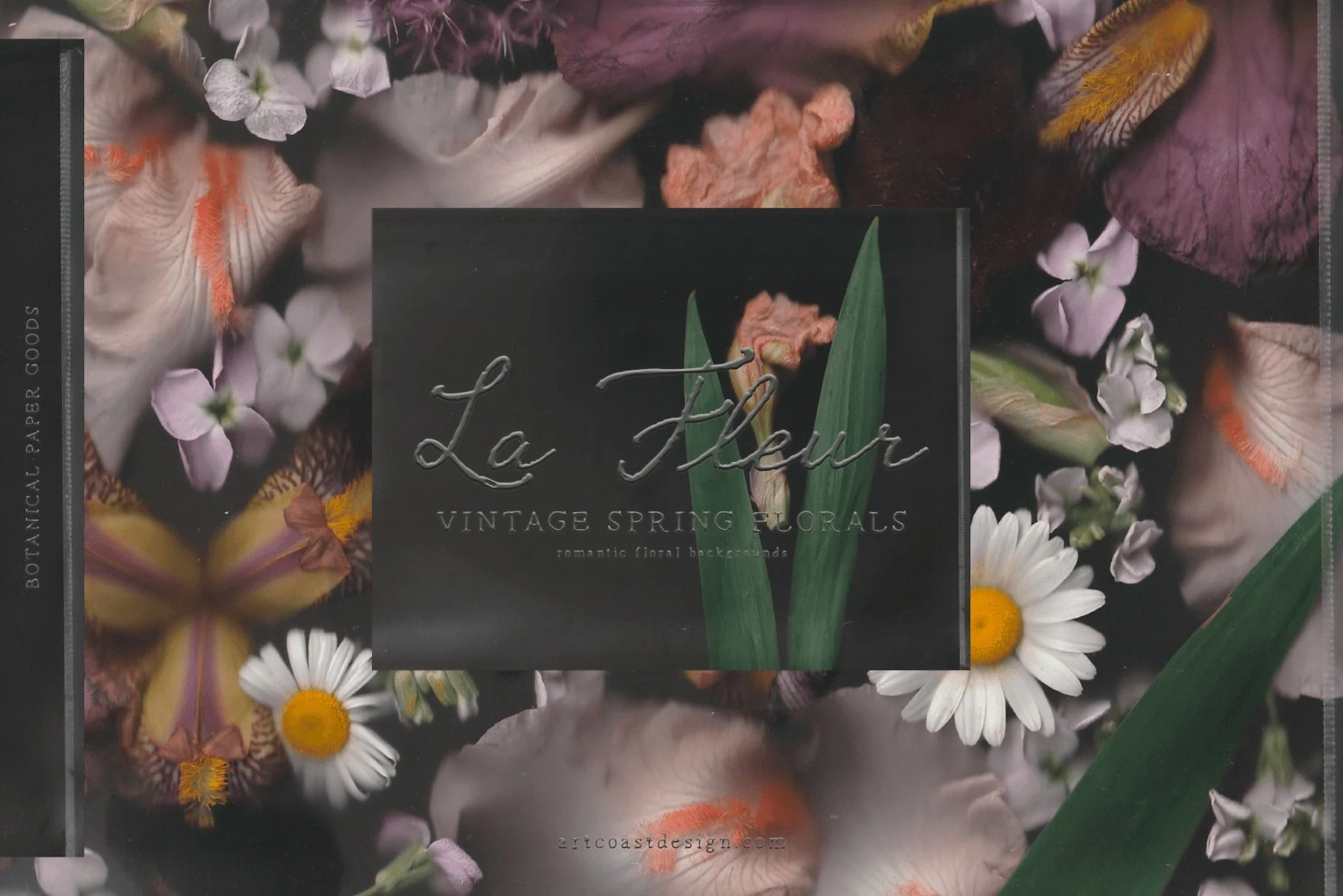 La Fleur — Vintage Botanical Digital Paper Collection