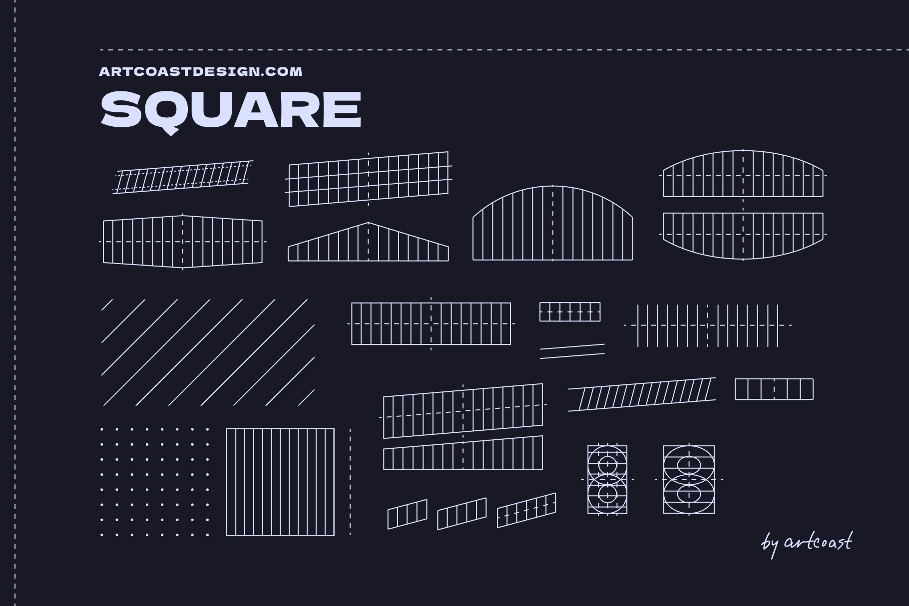 Lettering Grids for Procreate by Artcoast